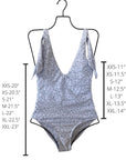 Magnolia One Piece | V Neck Floral Tie Strap Swimsuit
