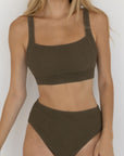 Cabo Bikini Top | Square Neck Swim Top with Adjustable Straps