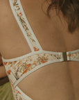 Modest One Piece Swimsuit with Open Back