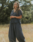 Holland Balloon Pant | Navy