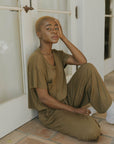 Lounge sleep top for women.