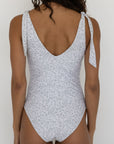 Magnolia One Piece | V Neck Floral Tie Strap Swimsuit