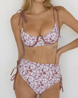 Marina Bikini Top | Coastal Print Underwire Bikini Top