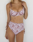 Marina Bikini Top | Coastal Print Underwire Bikini Top