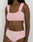 Peony Bikini Top | Floral Sweetheart Neck Bikini Top