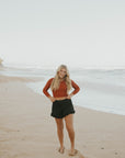 Modest Black Tankini Swim Shorts
