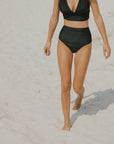 sexy black bikini bottoms good booty coverage