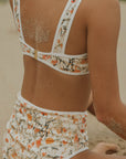 Full Coverage Neutral Floral Bikini