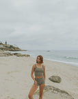 Cute Granola Girl Style Modest Swimsuit