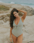 Nursing Friendly Cute Trendy One Piece Swimsuit
