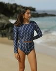 Cute Modest Long Sleeve Top for Surfing