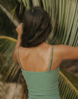 Cute modest textured tankini top