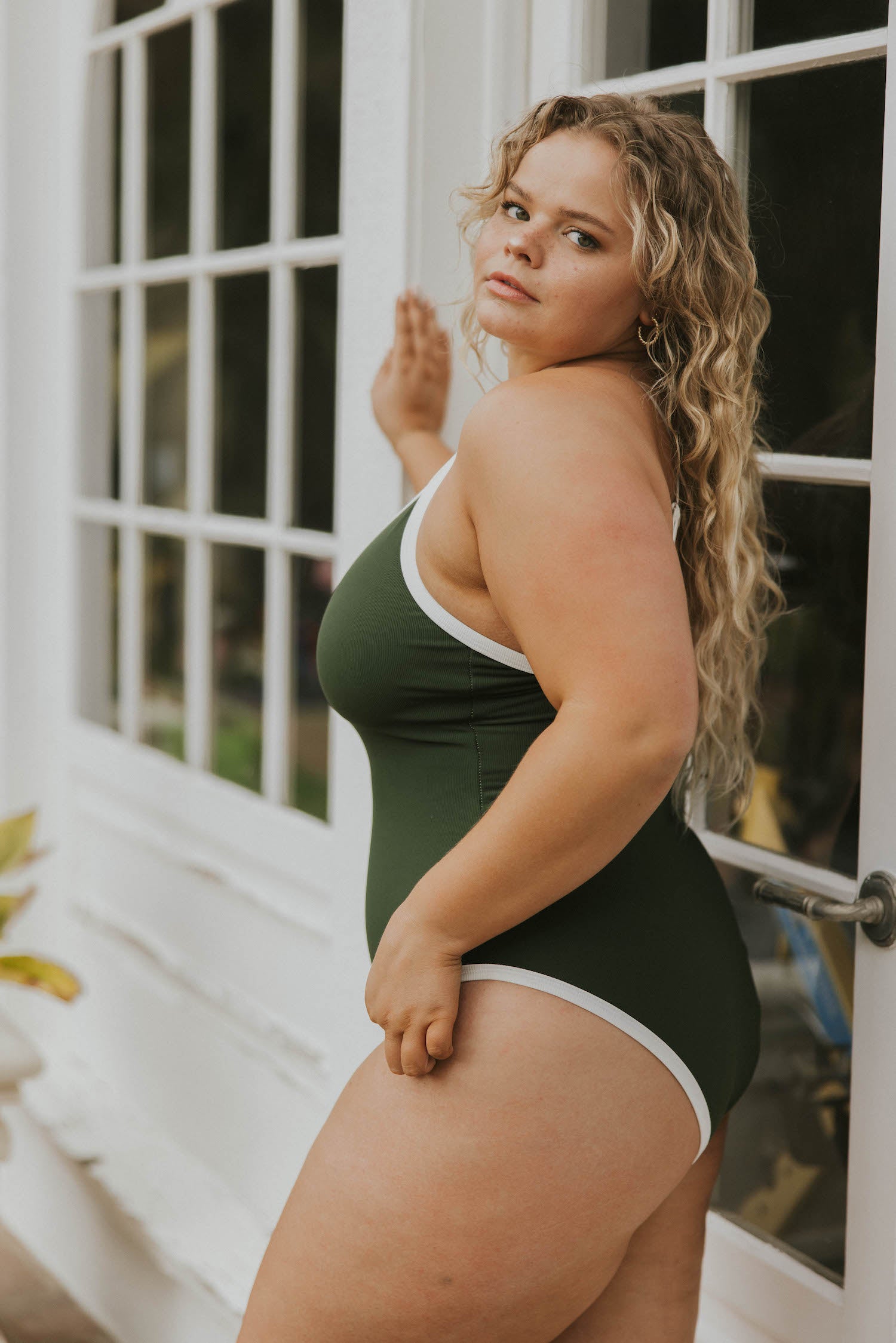Fern Green Nylon Spandex Swimsuit Fabric