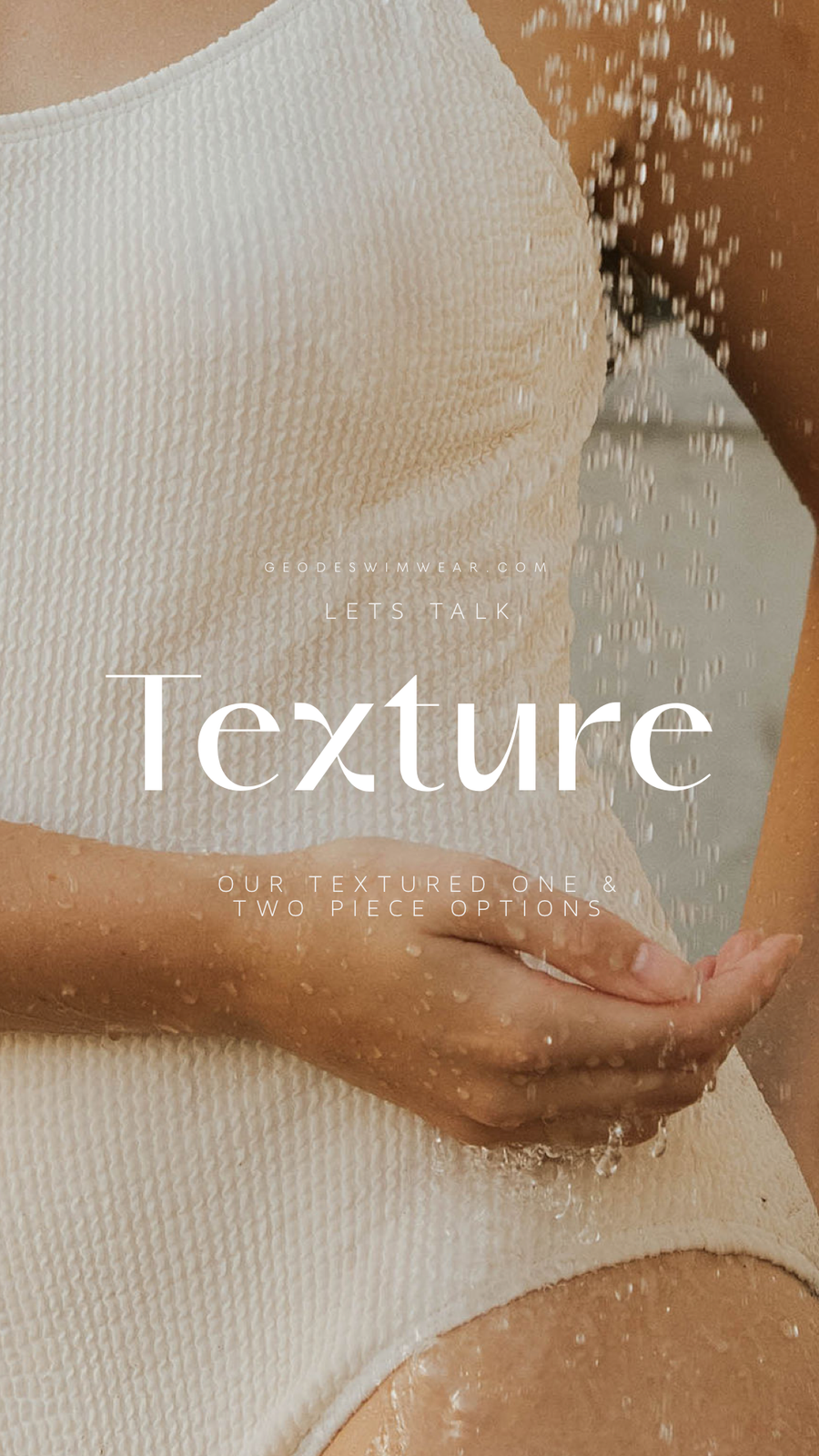 Let's Talk About TEXTURE- Our favorite one & two piece swimsuits