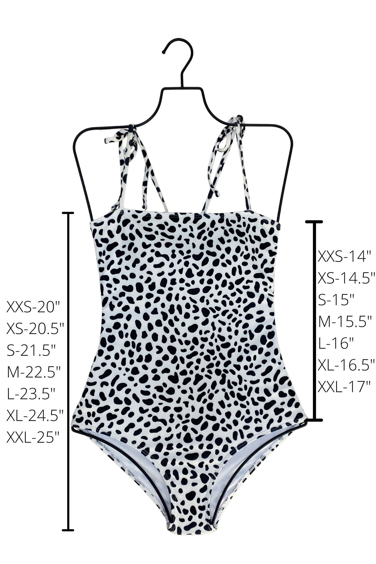 Havana One Piece | Ribbed One Piece Swimsuit with Tie Straps