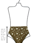 Celeste High Waisted Bottoms | Celestial Print Comfortable Bikini Bottoms
