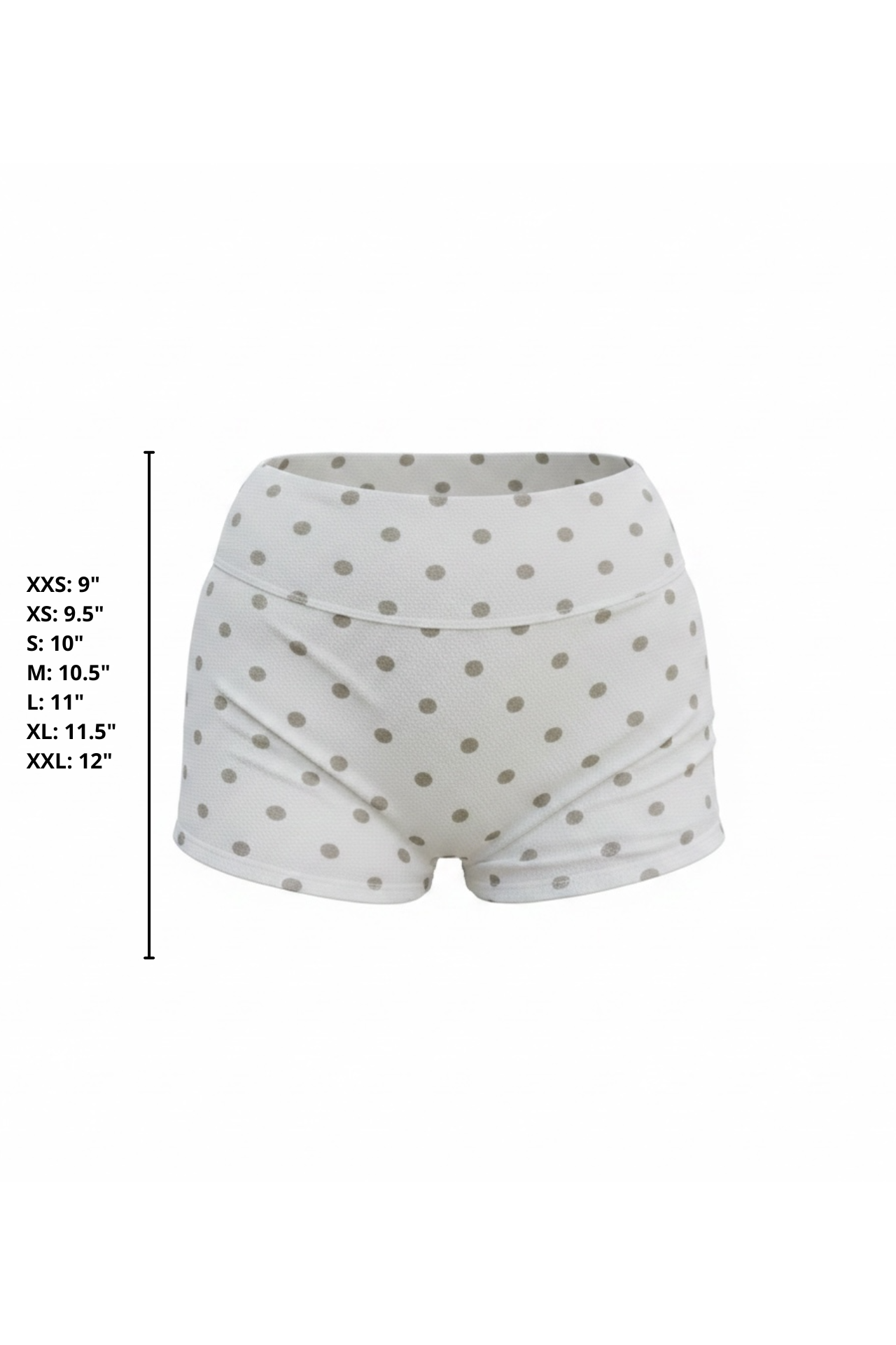 Eleanor High Waisted Swim Shorts | Polka Dot Full Coverage Modest Swim Shorts