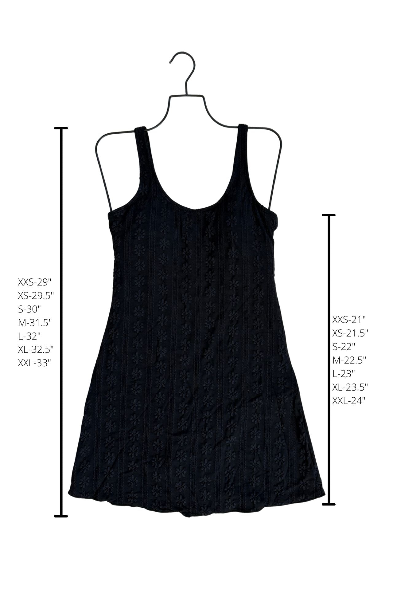 Eclipse Swim Dress | Black Floral Scoop Neck Swim Dress