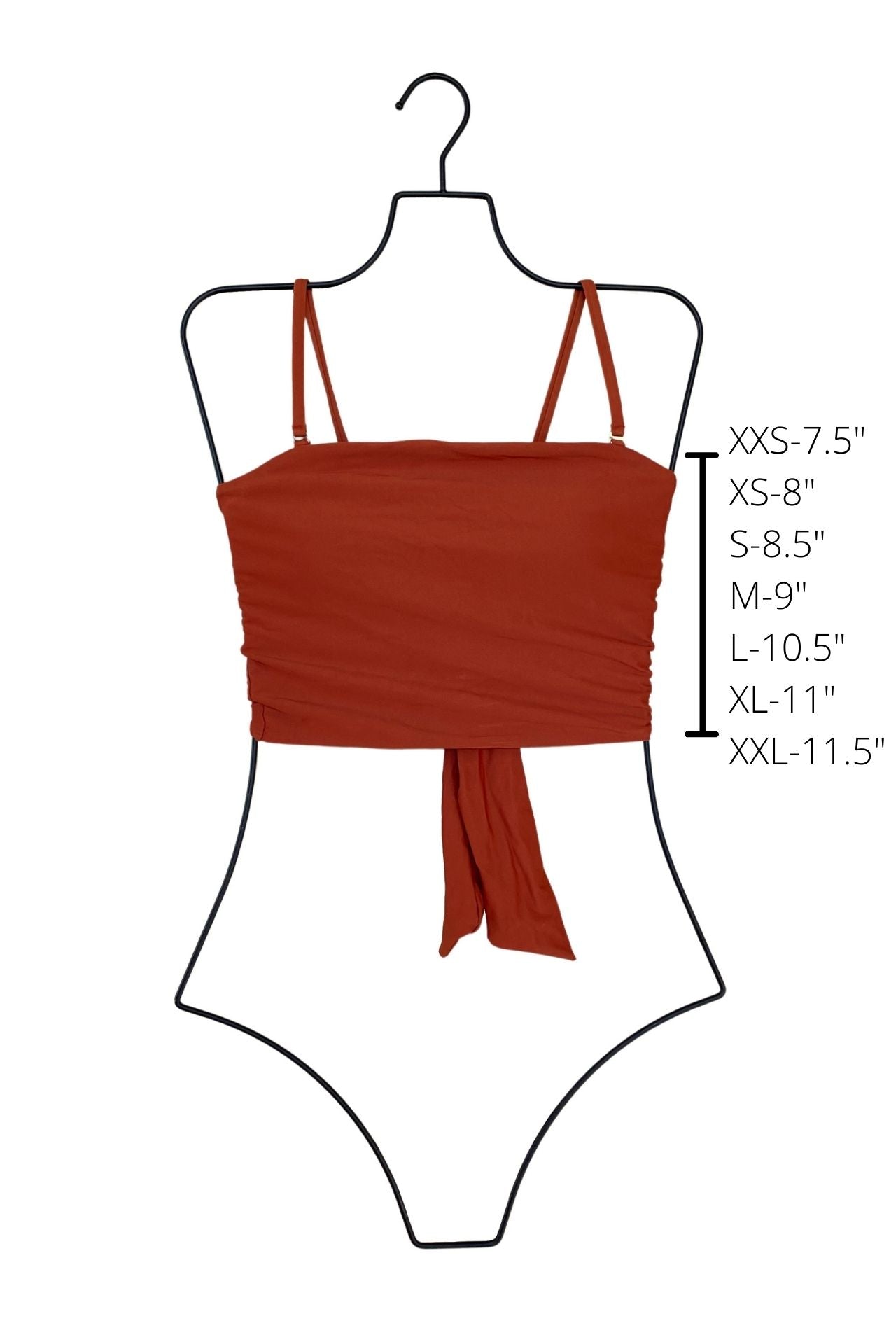 Sandstone Top | Adjustable Tie Back Tankini Top