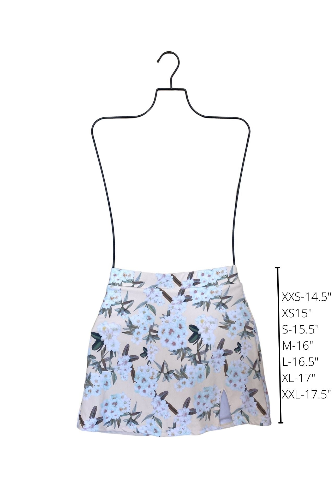 Jasmine Swim Skirt | Floral High Waisted Swim Skirt