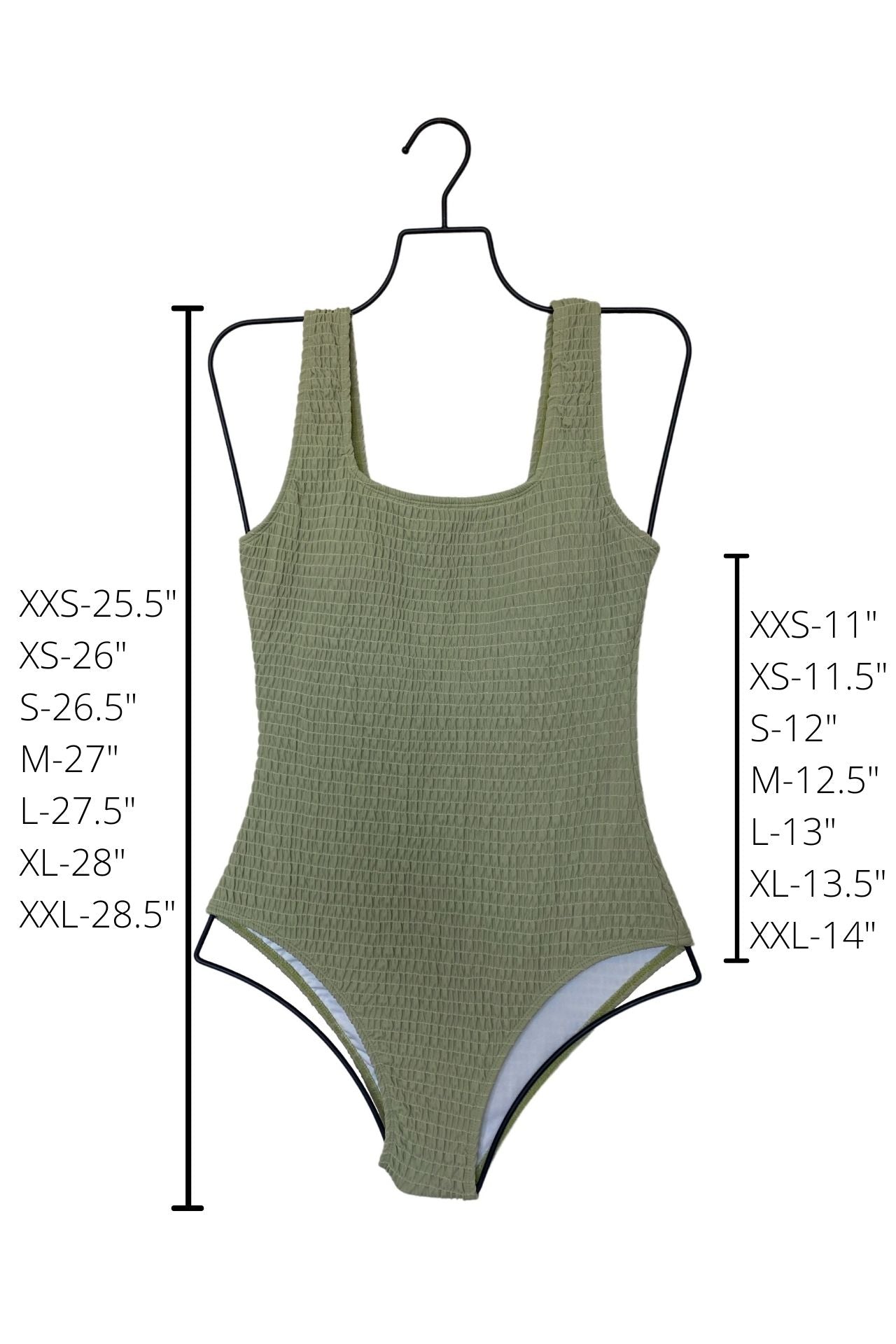Agave One Piece | Shirred Square Neck Swimsuit
