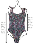 Lotus One Piece | Smocked Sweetheart Neck Swimsuit