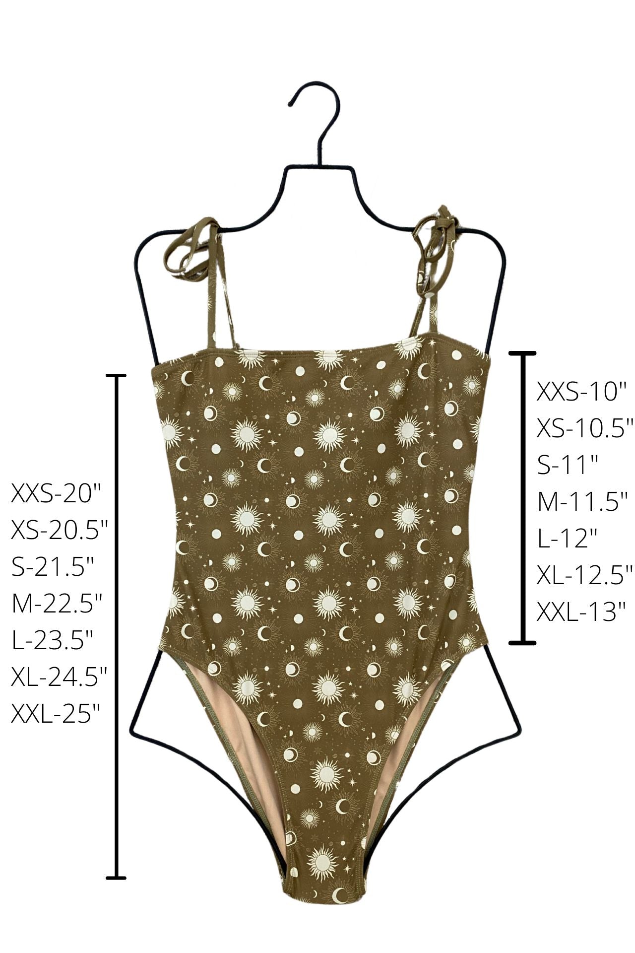 Celeste One Piece | Celestial Print Open Back Swimsuit