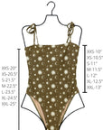 Celeste One Piece | Celestial Print Open Back Swimsuit