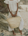 Meadow Top in Gingham | Flutter Sleeve Top