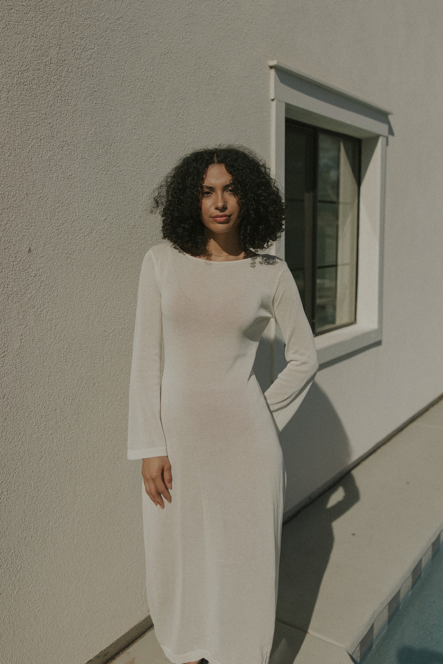 White Cute Swim Coverup for women