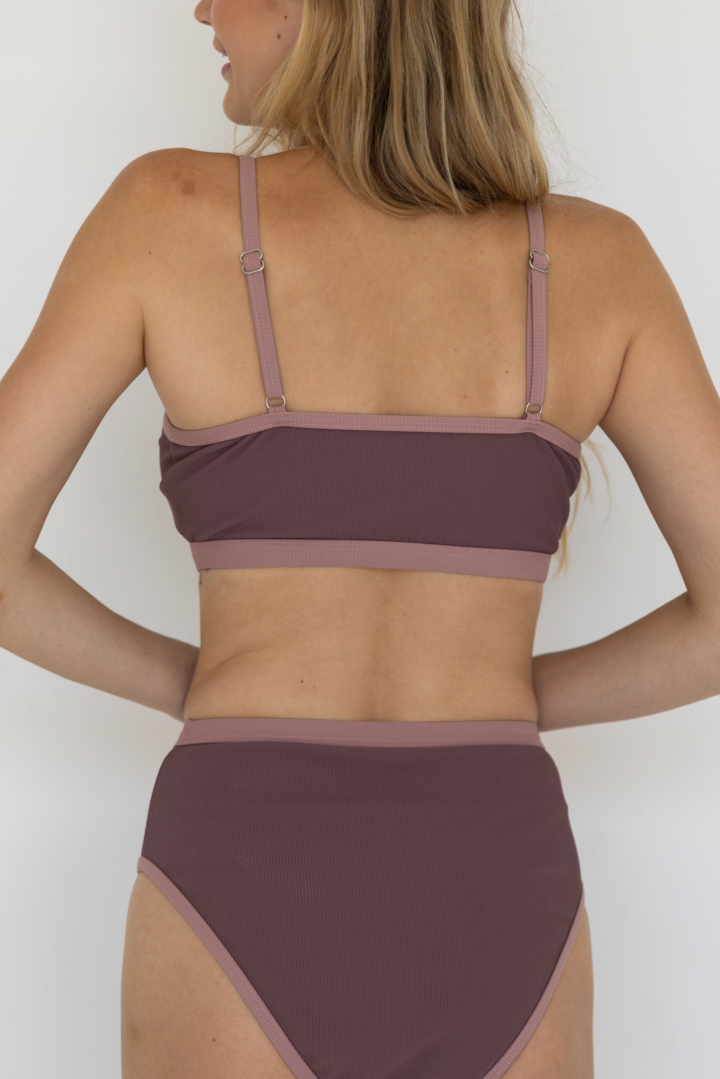 Breeze Bikini Top | Ribbed Athletic Style Bandeau Top