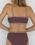 Breeze Bikini Top | Ribbed Athletic Style Bandeau Top