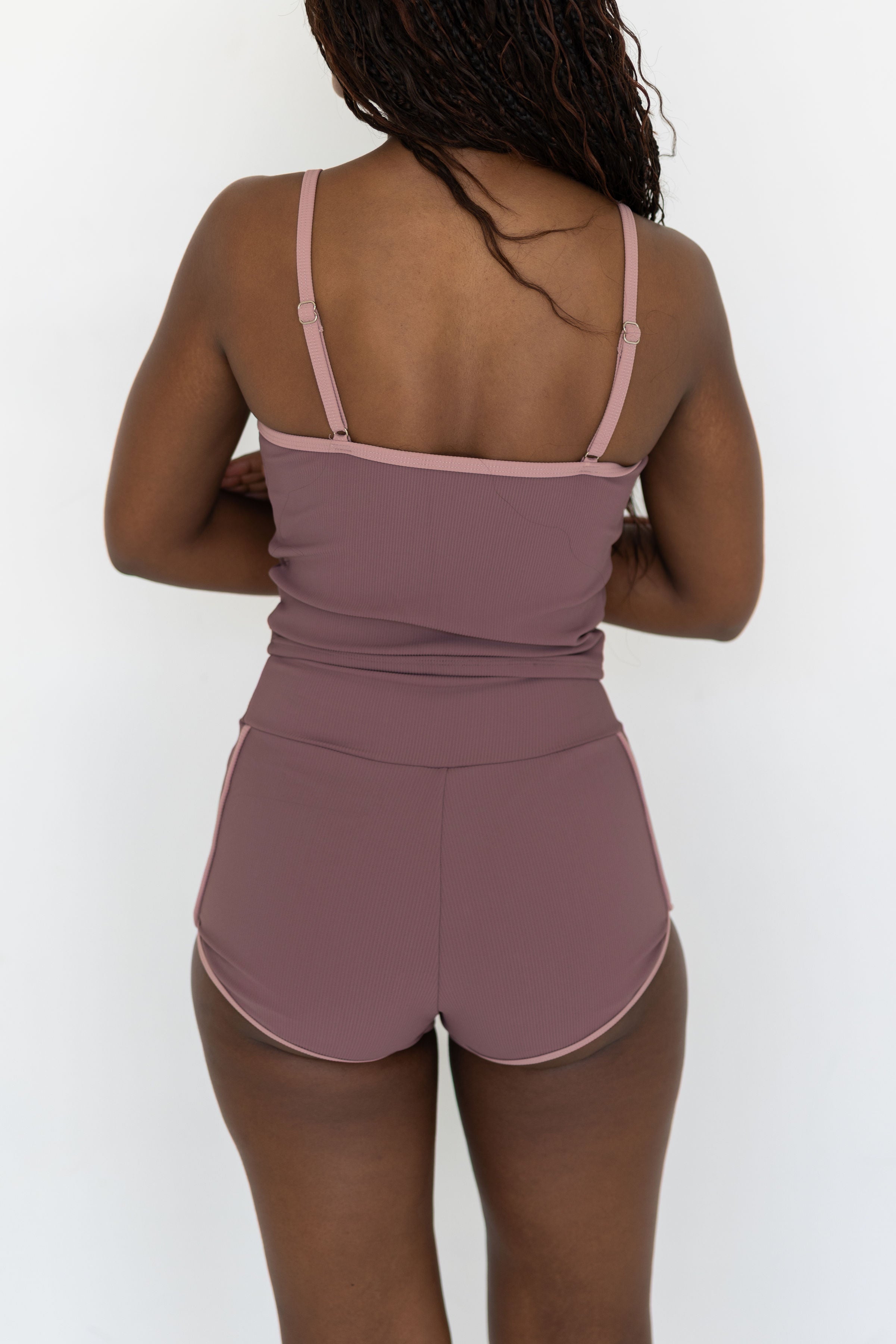 Breeze Top | Ribbed Scoop Neck Tankini Top