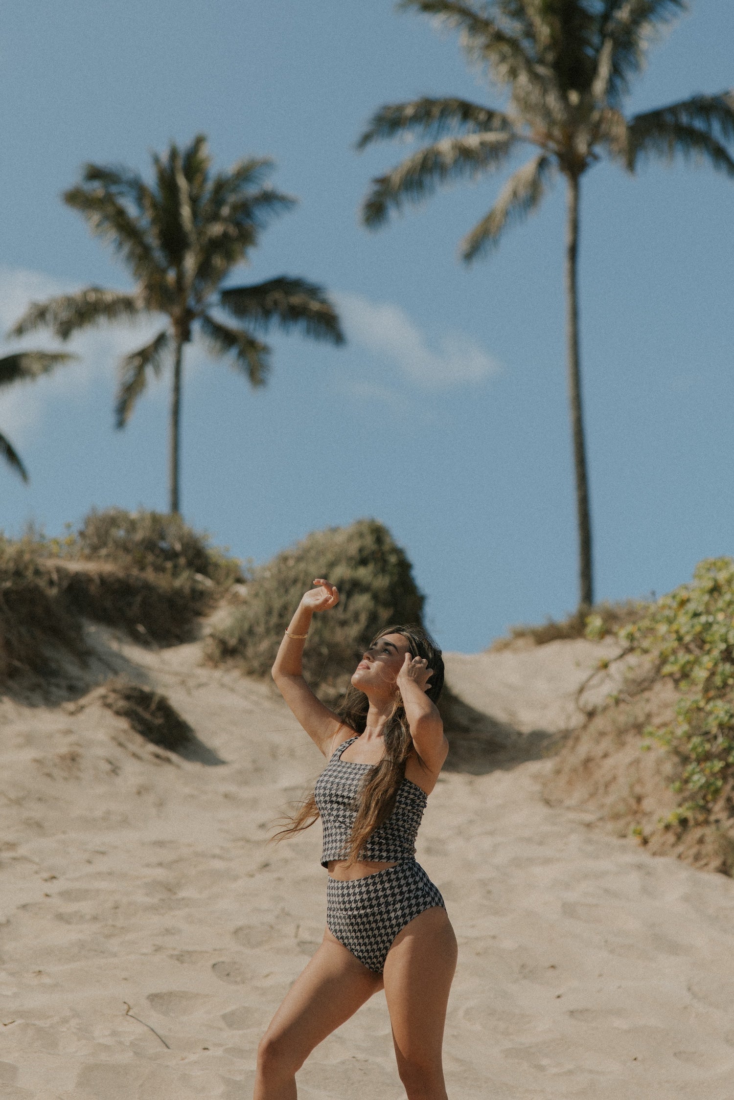 Full Coverage One Shoulder High Waisted Tankini