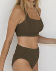 Cabo Bikini Top | Square Neck Swim Top with Adjustable Straps