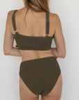 Cabo Bikini Top | Square Neck Swim Top with Adjustable Straps