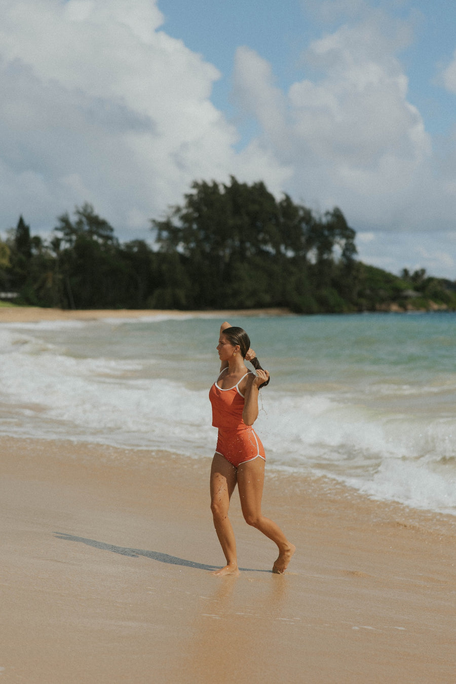 Trendy Cute Tankini with Full Booty Coverage