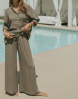 Best matching beachwear set for travel.