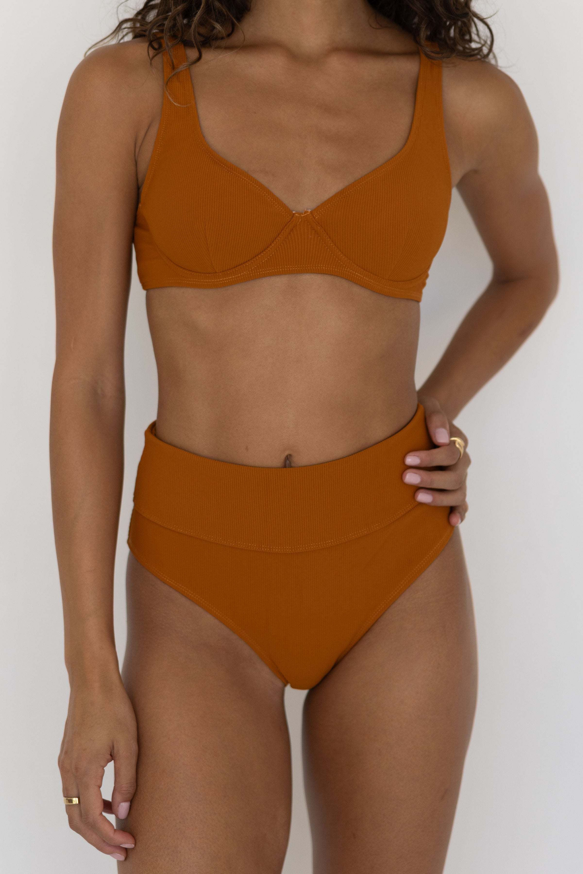 Ember High Waisted Bottoms | Bikini Bottoms with Supportive Waistband