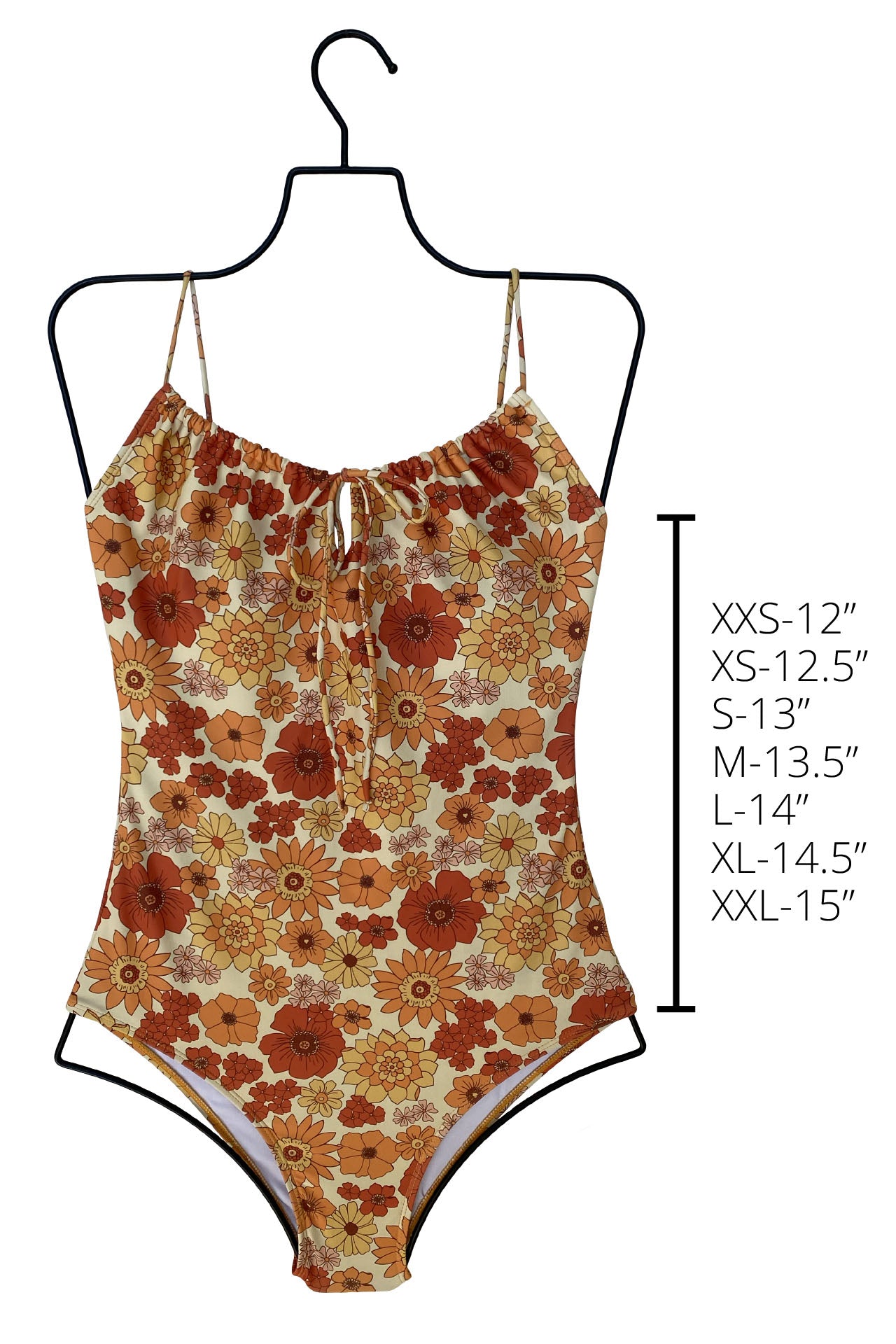 Retro Floral One-Piece Swimsuit | Geode Swimwear