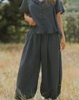 Holland Balloon Pant | Navy