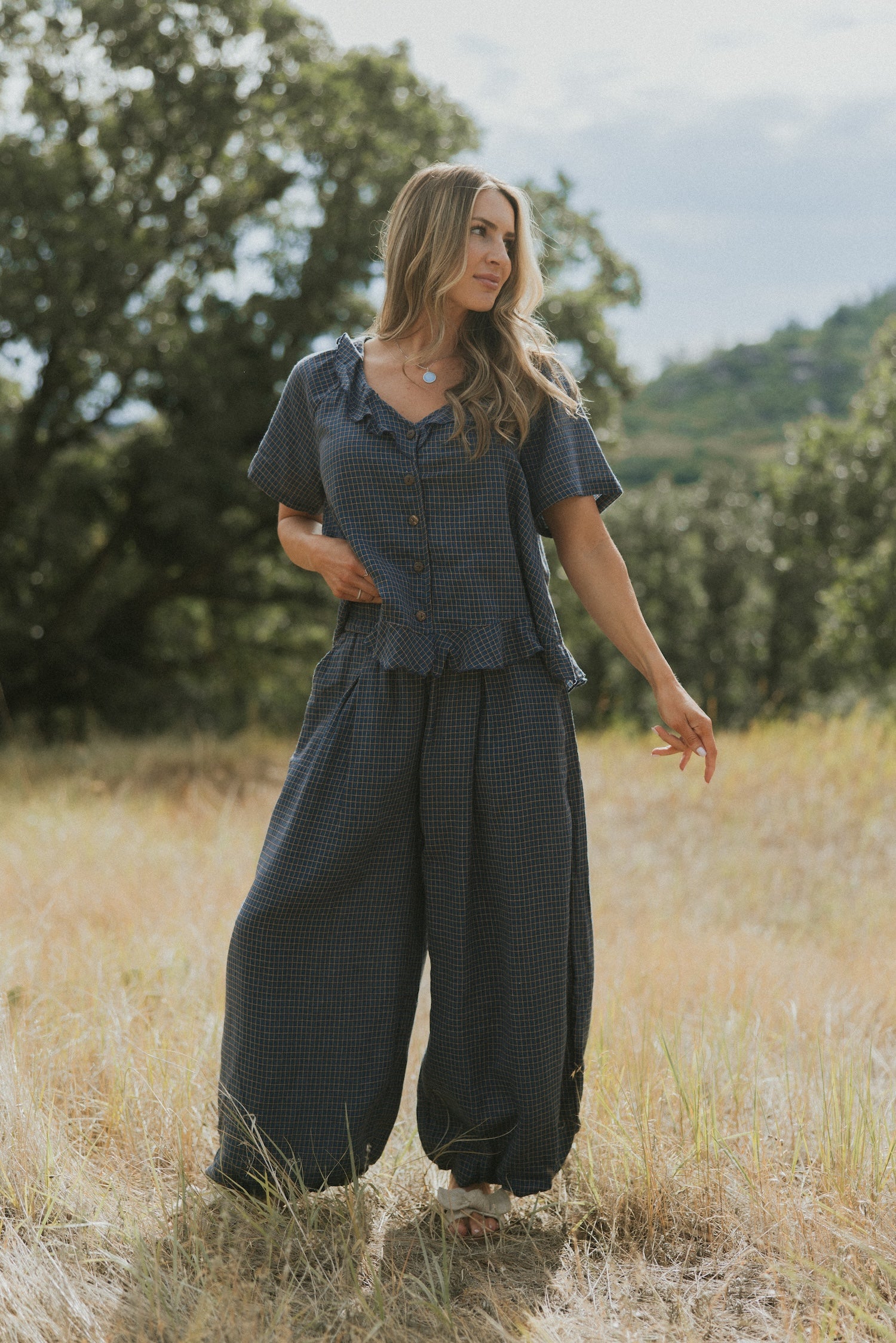 Holland Balloon Pant | Navy