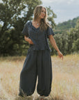 Holland Balloon Pant | Navy
