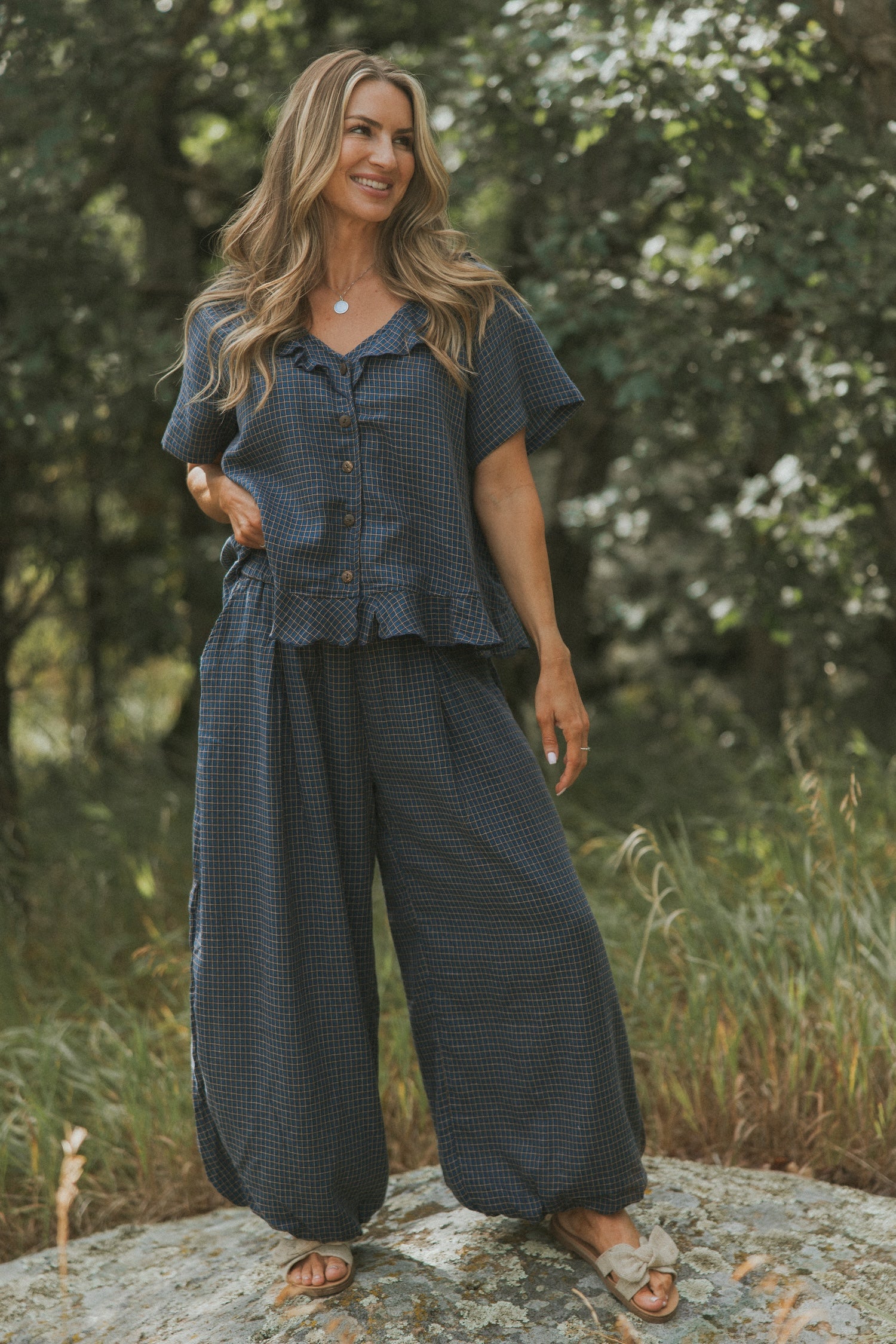 Holland Balloon Pant | Navy