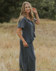Holland Balloon Pant | Navy