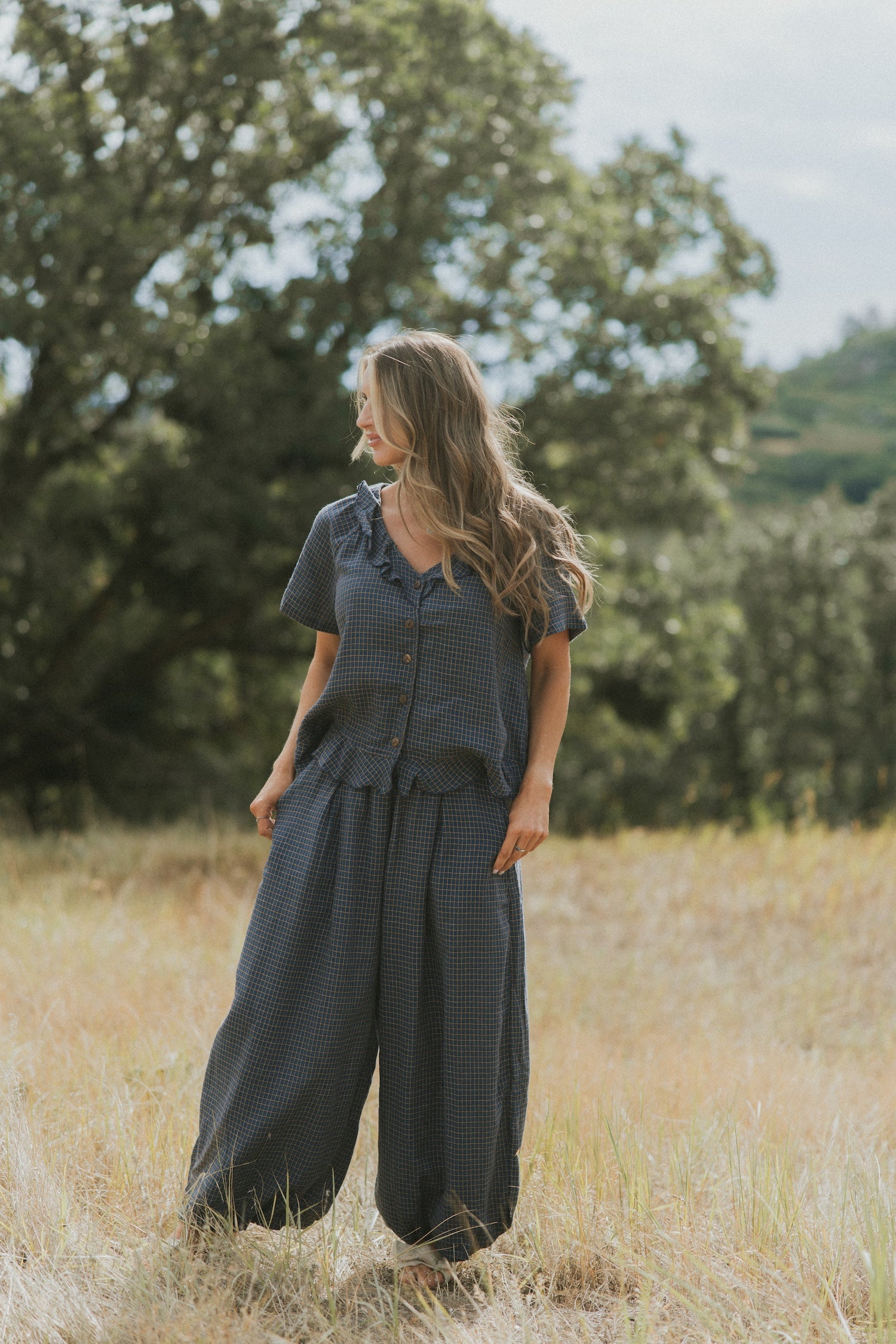 Holland Balloon Pant | Navy