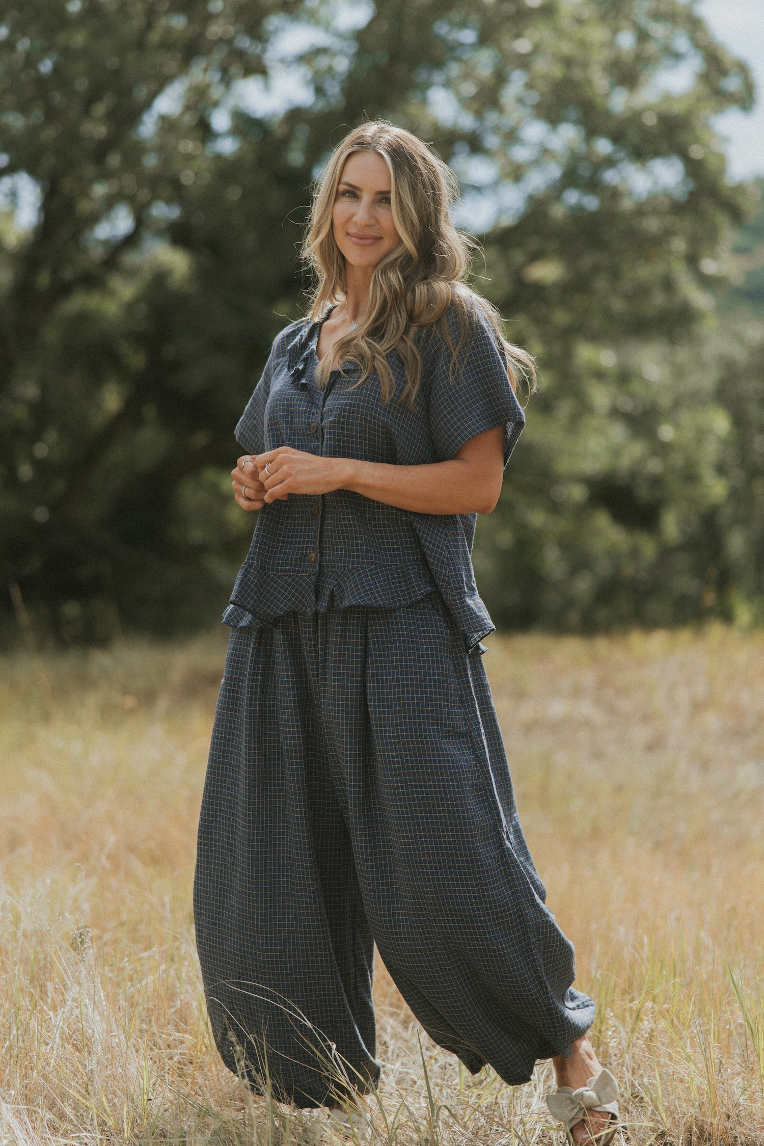 Holland Balloon Pant | Navy
