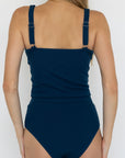 Laguna Top | Textured Square Neck Tankini Top