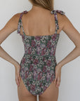 Lotus One Piece | Smocked Sweetheart Neck Swimsuit