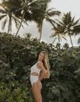 Cute Neutral One Strapped Beige Monokini
